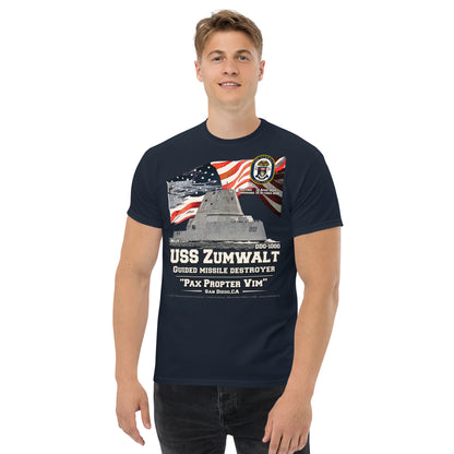 USS ZUMWALT DDG-1000 Missile Destroyer T-shirt, Comancha T-shirt,