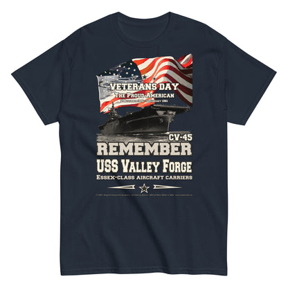 USS VALLEY FORGE CV-45 Aircraft Carrier T-shirt