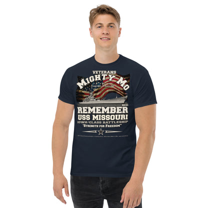 USS MISSOURI BB-63 battleship t-shirt