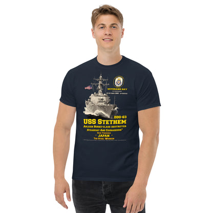 USS STETHEM DDG-63 Destroyer Veterans Tee, Comancha Navy Veterans tees,