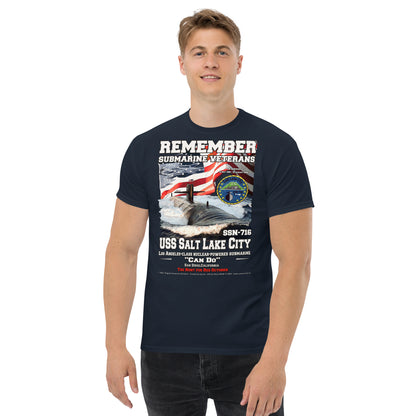 USS SALT LAKE CITY SSN-716 Submarine Veterans classic t-shirt, Comancha T-shirt,