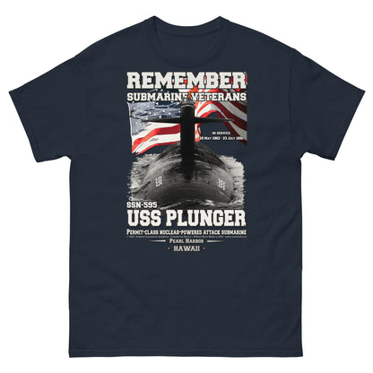 USS PLUNGER SSN-595 Submarine Veterans Classic T-Shirt