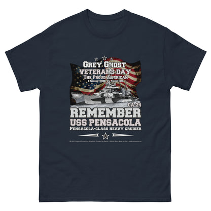 USS PENSACOLA CA-24 Destroyer Veterans Classic T-Shirt, Comancha T-shirts,