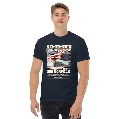 USS NORFOLK SSN-714 Submarine Veterans Day T-shirt, Comancha,