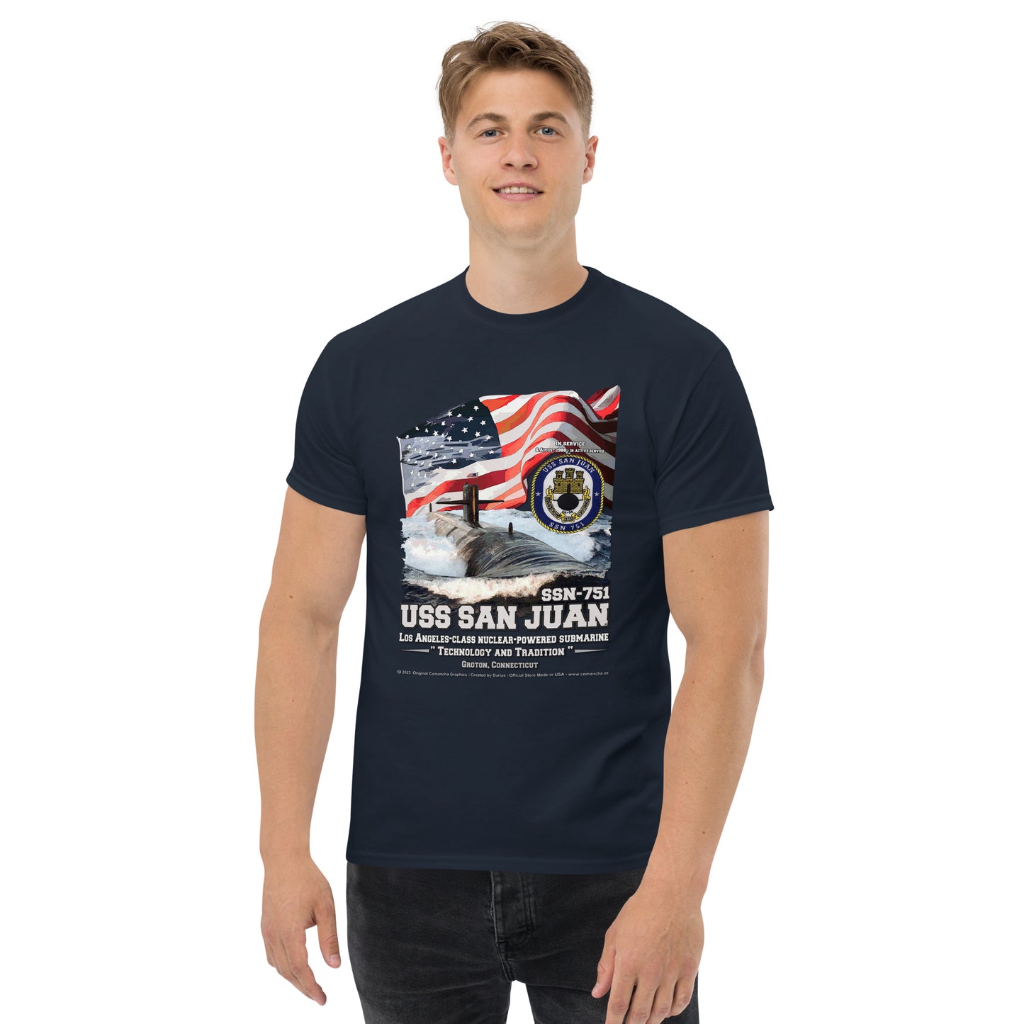 USS SAN JUAN SSN-751 Submarine T-shirt