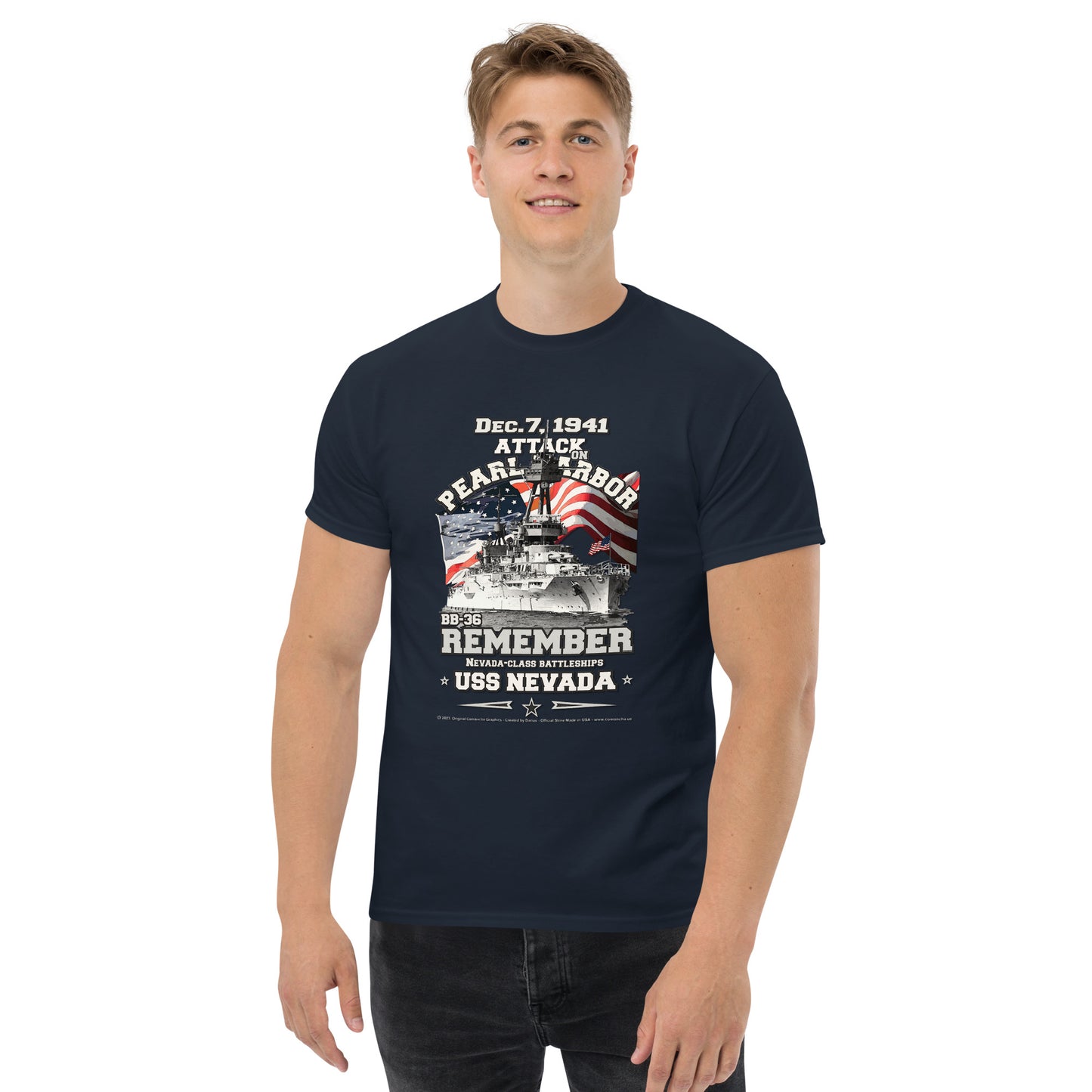 USS NEVADA BB-36 Battleship Veterans t-shirt, Comancha T-shirts,