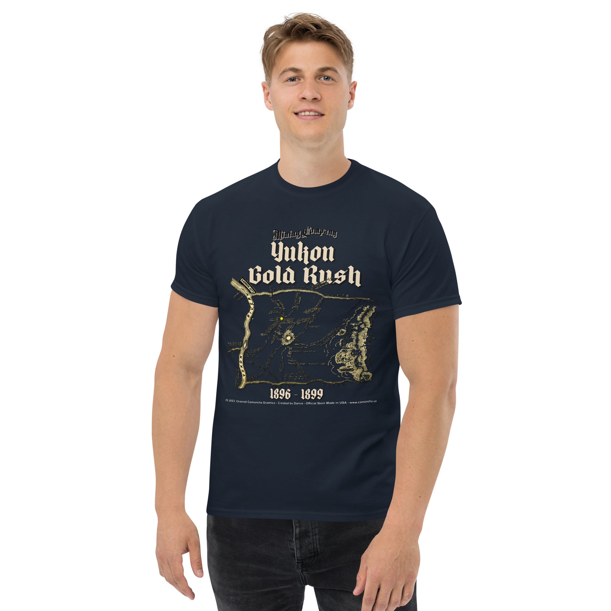 YUKON Gold Rush - Mining Company T-Shirt, Comancha T-shirts store,