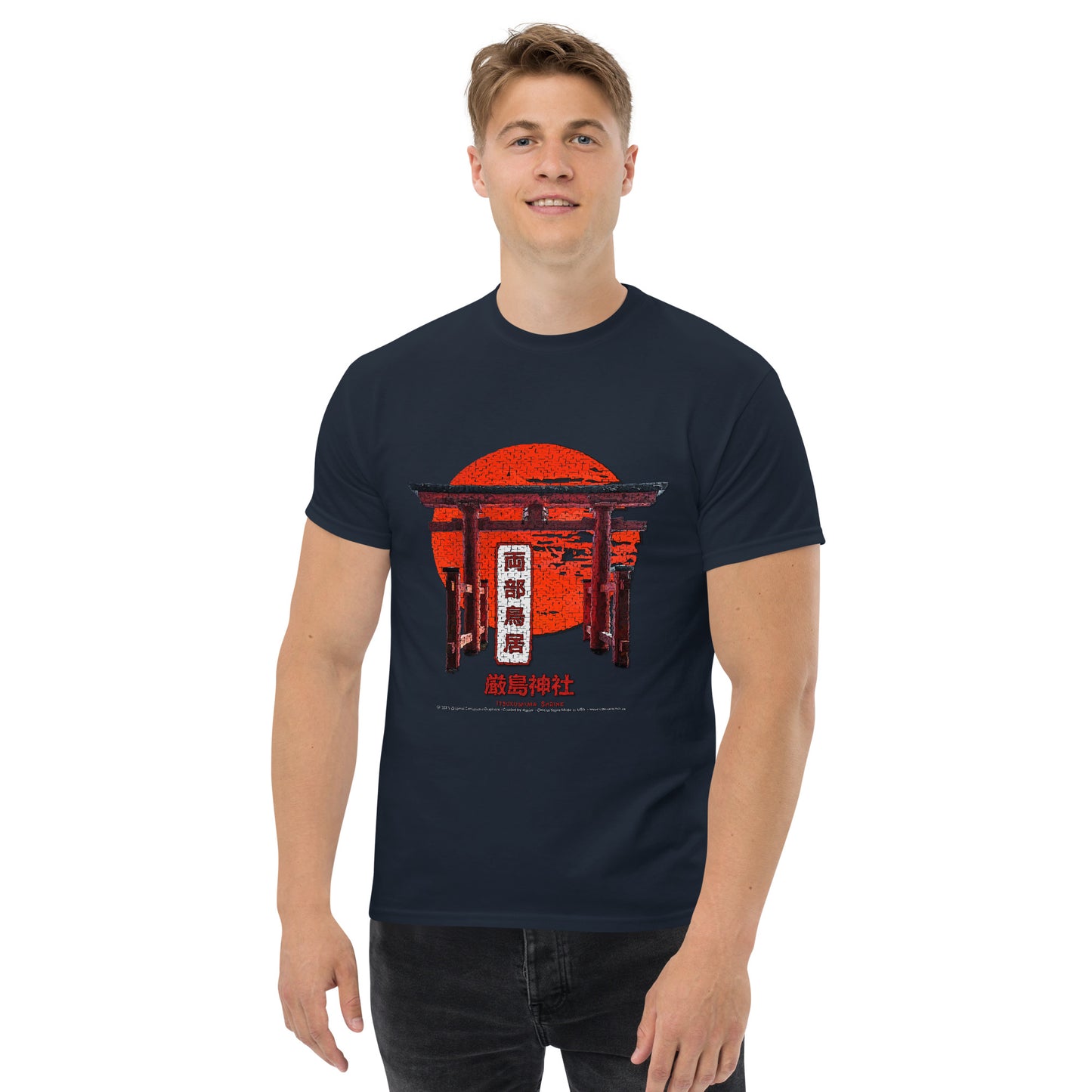 ITSUKUSHIMA SHRINE T-Shirt, Japanese Tradition T-Shirt, Comancha japanese T-shirts,