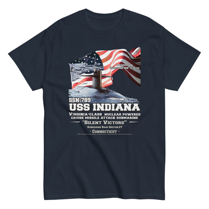 USS INDIANA SSN-789 Submarine t-shirt