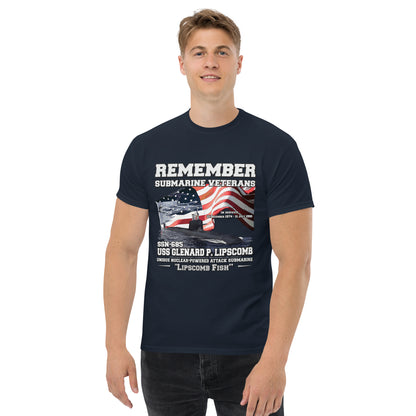 USS GLENARD LIPSCOMB SSN-685 Submarine t-shirt