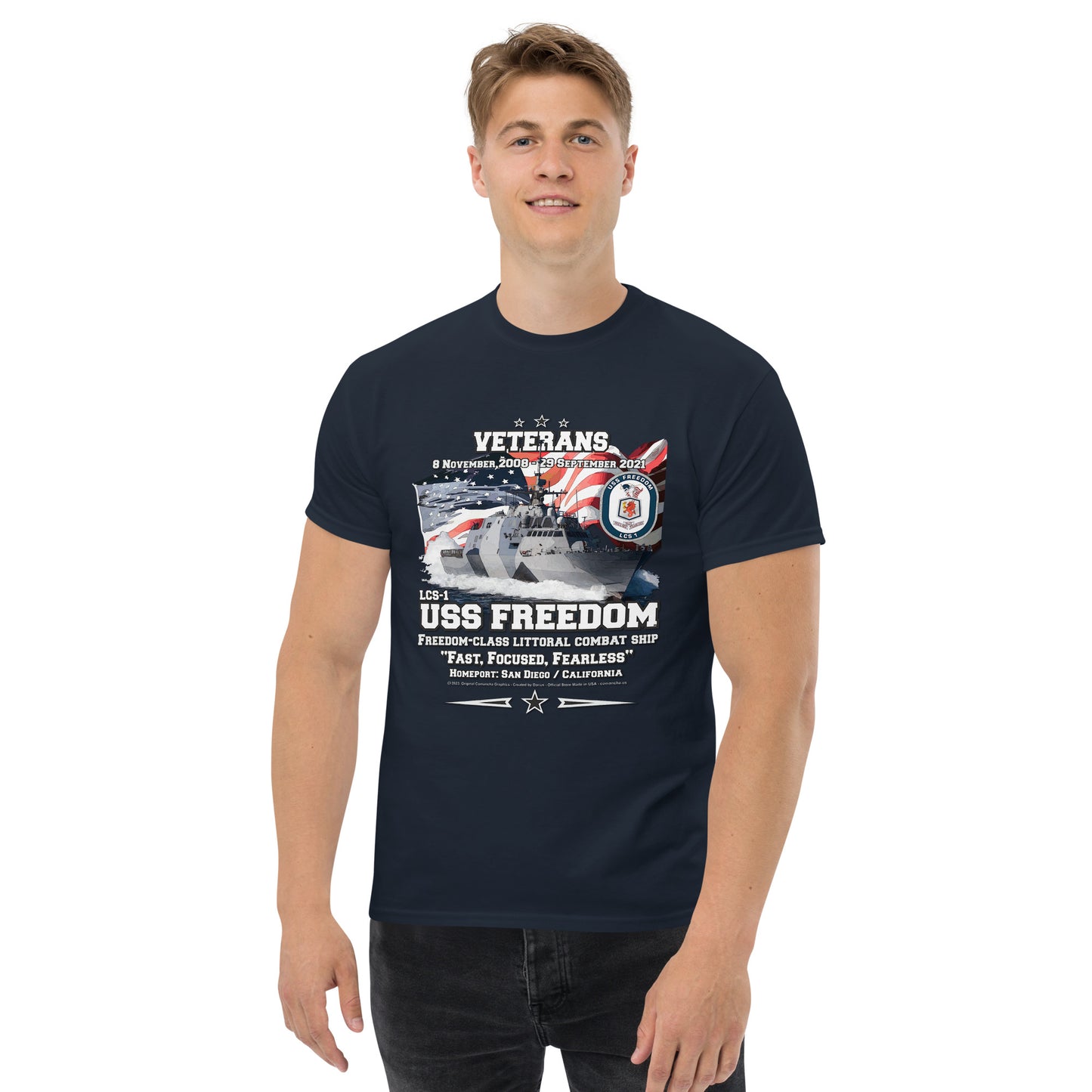 USS FREEDOM LCS-1 t-shirt