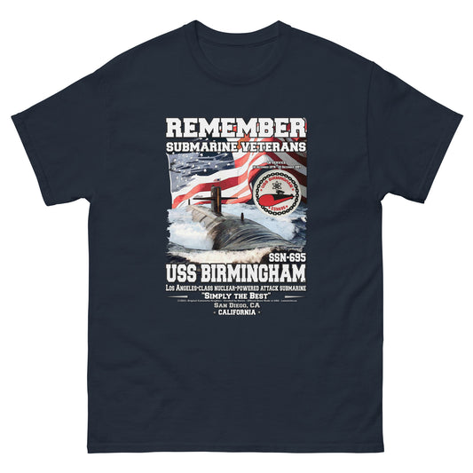 USS BIRMINGHAM t-shirt,USS BIRMINGHAM SNN-695 t-shirt,Veterans Submarine T-shirt, Navy T-shirts,