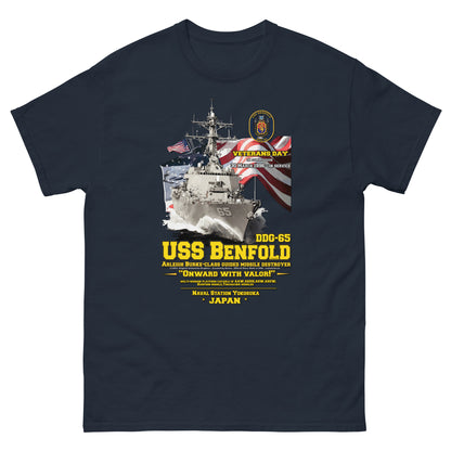 USS BENFOLD DDG-65 Destroyer T-shirt