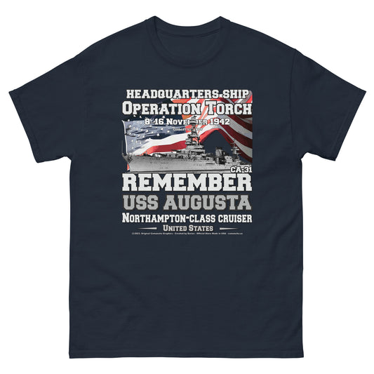 USS AUGUSTA veterans t-shirt,USS AUGUSTA CA-31 t-shirt, Heavy Cruiser Veterans T-shirt, USS AUGUSTA VETERANS TEE, comancha t-shirt, us navy t-shirt,