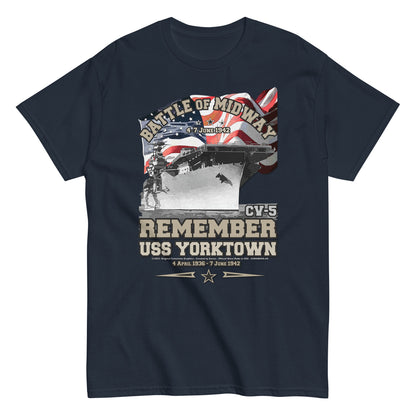 USS YORKTOWN t-shirt, USS YORKTOWN CV-5 t-shirt, USS YORKTOWN CV-5 Battle of Midway T-shirt, USS Yorktown Tee, US navy T-shirt,Comancha,