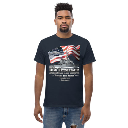 USS FITZGERALD tee, DDG-62, US Navy Veterans T-shirt,USS FITZGERALD DDG-62 US Destroyer Veterans T-shirt, Comancha US navy T-shirt,