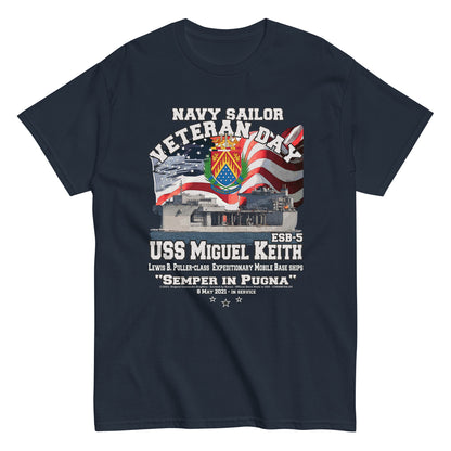 USS MIGUEL KEITH t-shirt, USS MIGUEL KEITH mobile base Tee,USS MIGUEL KEITH ESB-5 tee, Mobile Base Veterans T-shirt, US Navy Mobile Base Tee,Comancha T-shirt Store,