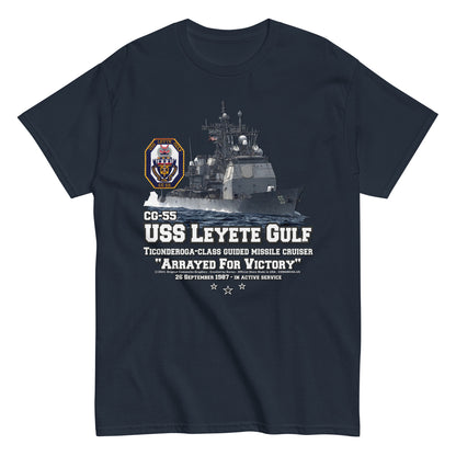 USS LEYETE GULF t-shirt, USS LEYETE GULF cruiser T-shirt,USS LEYETE GULF CG-55 US Navy Cruiser Veterans T-shirt, US Navy Cruiser Tee, Comancha Navy T-shirt,