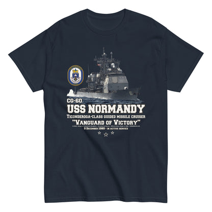 USS NORMANDY veterans tee, USS NORMANDY tee, US Navy Cruiser T-shirt, Comancha Navy t-shirt,Navy veterans tee,comancha,