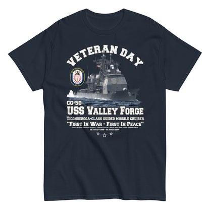 USS VALLEY FORGE CG-50 tee, US Navy Veterans Tee,Comancha, US Navy Cruiser Veterans T-shirt, USS VALLEY FORGE T-shirt,