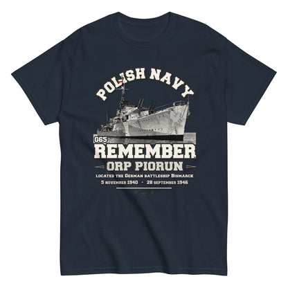 ORP PIORUN Polska Marynarka Wojenna t-shirt, ORP PIORUN Polish Navy t-shirt,