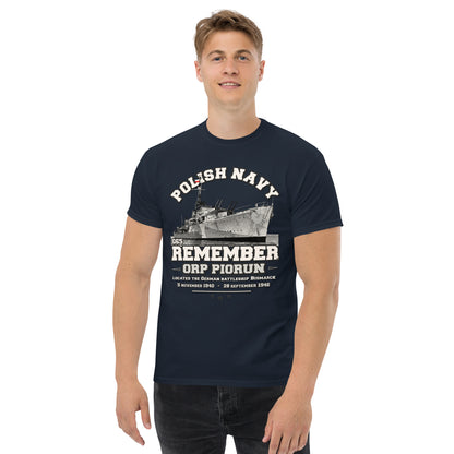 ORP PIORUN tee, Polska Marynarka Wojenna t-shirt, ORP PIORUN Polish Navy t-shirt,