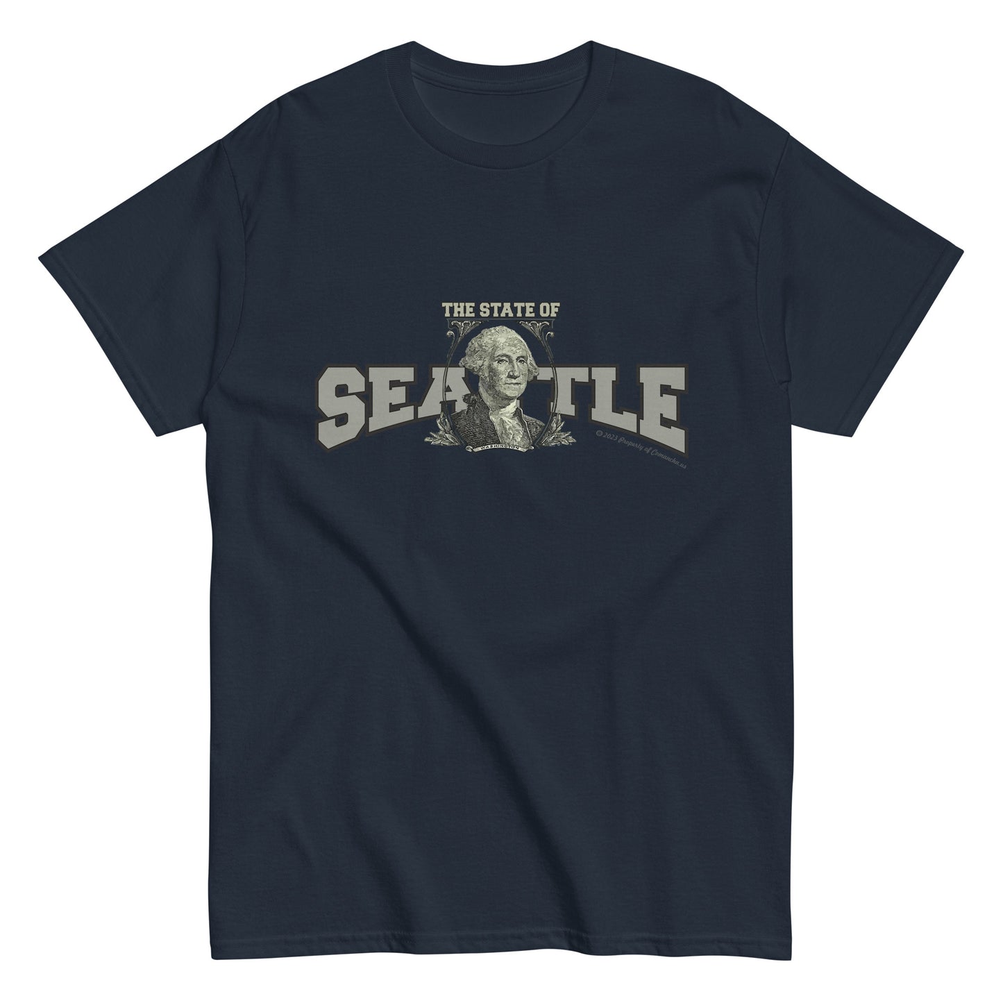 Seattle t-shirt, Washington State T-shirt, comancha graphics,