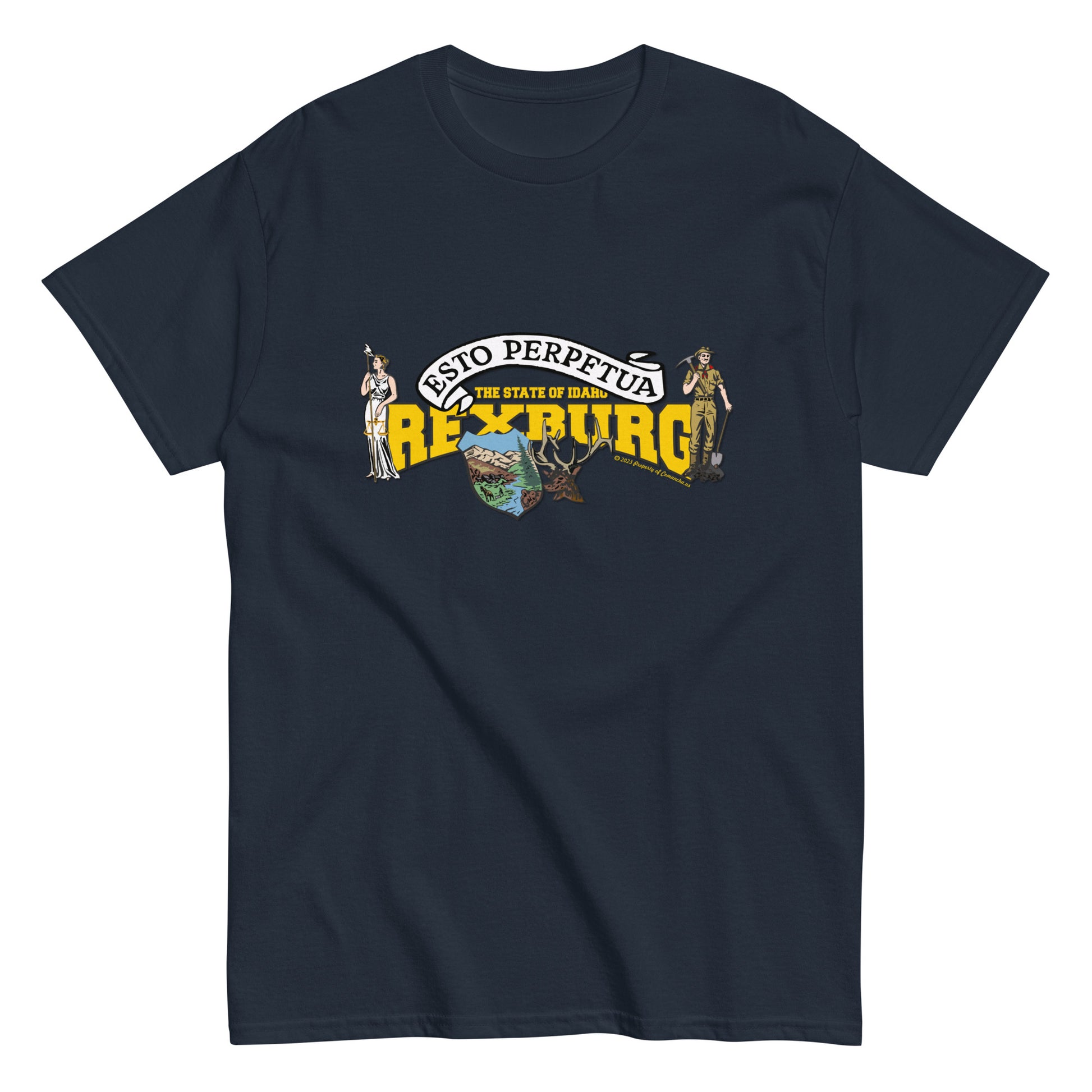 Rexburg t-shirt, Idaho State T-shirt, Comancha Graphics,