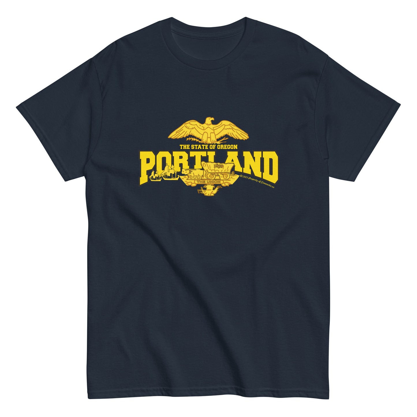 Portland t-shirt, Oregon State USA T-shirt,comancha,