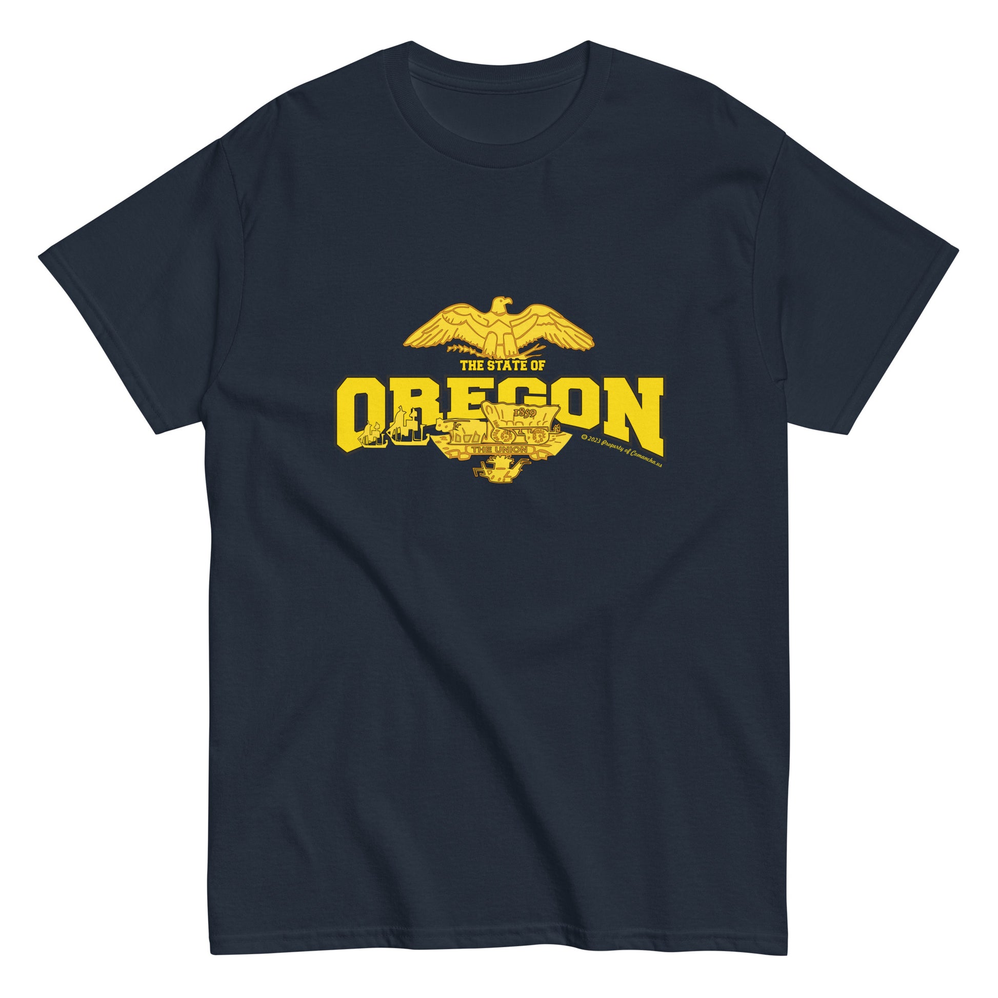Klamath Falls t-shirt, Oregon State USA T-shirt, comancha, 