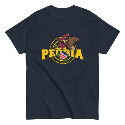 Peoria t-shirt, Illinois T-Shirt, Comancha Graphics,