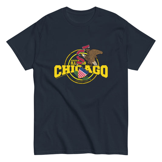 Chicago t-shirt, Illinois T-Shirt, Comancha Graphics,