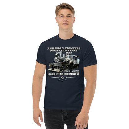 HEISLER locomotive t-shirt, Steam Locomotive T-shirt, Comancha t-shirt,