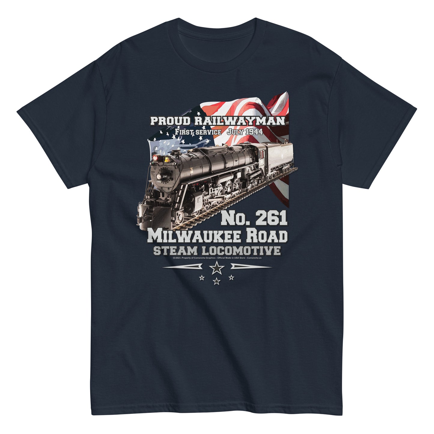 Milwaukee Road t-shirt,Milwaukee Road 261 T-shirt,