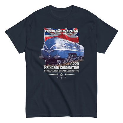 6220 Streamliner t-shirt, Steam Locomotive T-shirt,