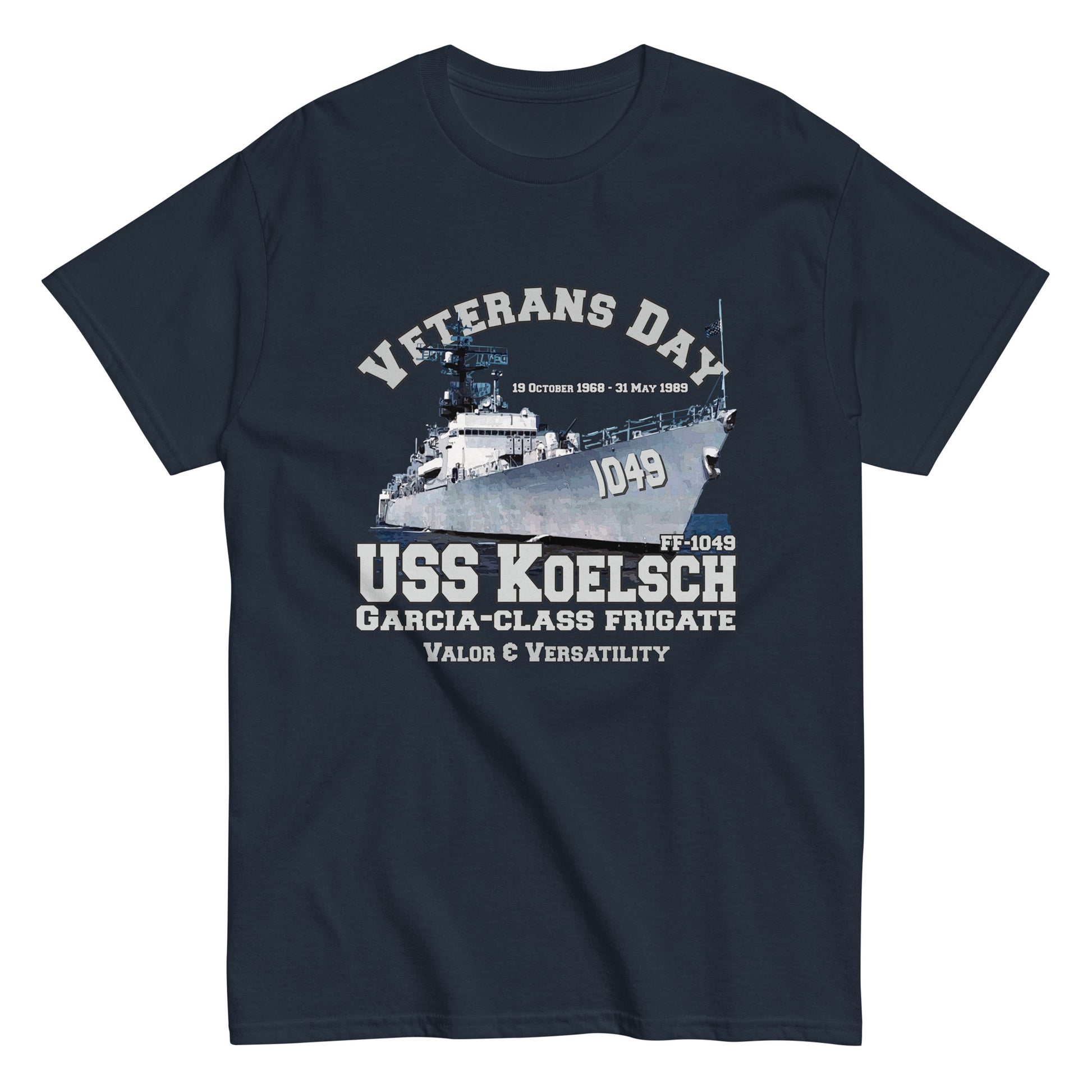 USS KOELACH tee,FF-1049 tee, uss Frigate Veterans T-shirt,USS KOELACH t-shirt, FF-1049 Frigate Veterans T-shirt,