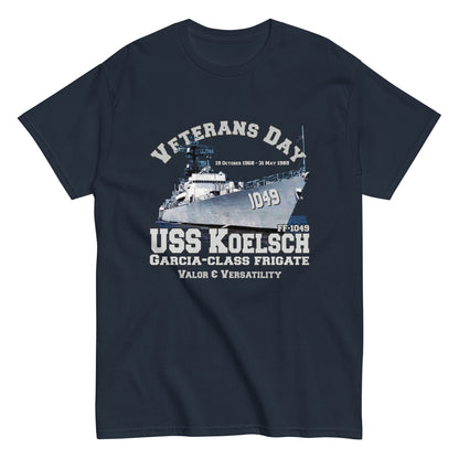 USS KOELACH tee,FF-1049 tee, uss Frigate Veterans T-shirt,USS KOELACH t-shirt, FF-1049 Frigate Veterans T-shirt,