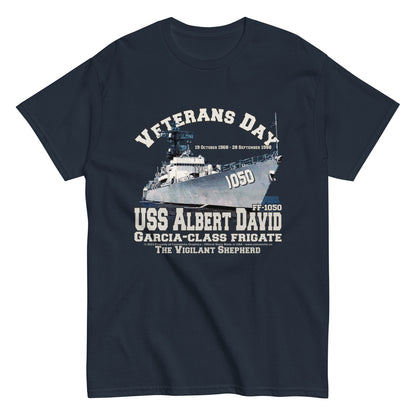 USS ALBERT DAVID FF-1050 Frigate Veterans T-shirt, USS ALBERT DAVID t-shirt,USS ALBERT DAVID veterans t-shirt,USS ALBERT DAVID FF-1050 Frigate T-shirt,comancha graphics tee,navy veterans t-shirt,navy t-shirt,us navy tee,