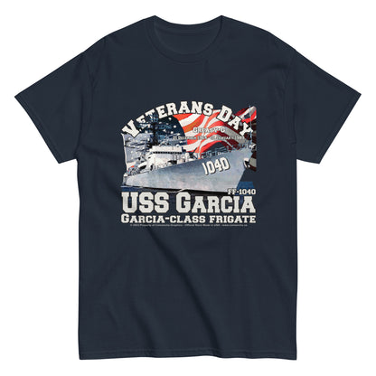 USS GARCIA FF-1040, USS GARCIA FF-1040 Frigate Veterans T-shirt, USS GARCIA t-shirt,USS GARCIA veterans t-shirt,USS GARCIA FF-1040 Frigate T-shirt,comancha graphics tee,navy veterans t-shirt,navy t-shirt,us navy tee,