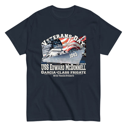 USS Edward McDonnell FF-1043 Frigate T-shirt