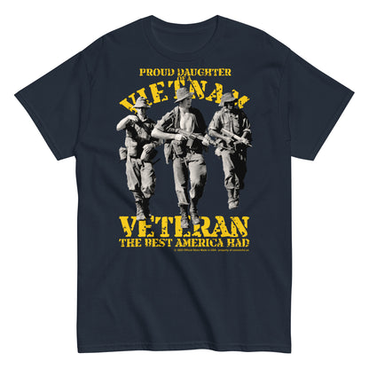 Proud Daughter of a Vietnam Veteran T-shirt, Vietnam veterans t-shirt, Vietnam war tee, us army veterans tee,Armay veterans t-shirt,comancha graphics,