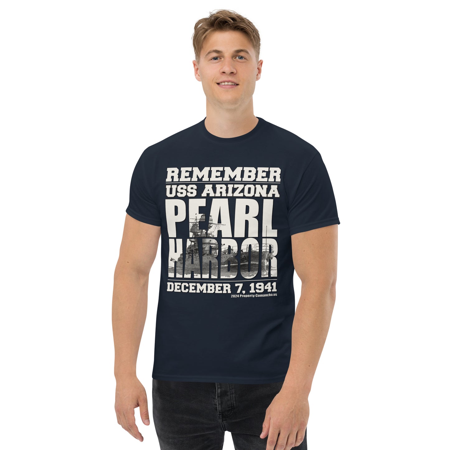 REMEMBER PEARL HARBOR USS Arizona T-shirt, USS Arizona T-shirt, Pearl Harbor Tee, Comancha Graphics Store,