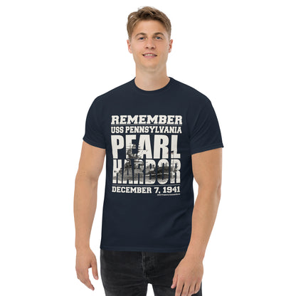 REMEMBER PEARL HARBOR USS Pennsylvania T-shirt, Pearl Harbor Tee, Comancha Graphics Store, REMEMBER PEARL HARBOR USS Pennsylvania Tee, Pearl Harbor Veterans T-shirt, Comancha Graphics tee Store,