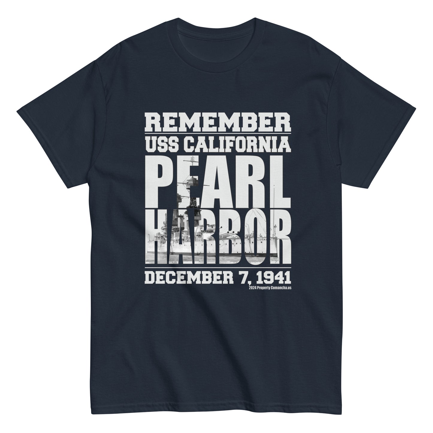 REMEMBER PEARL HARBOR USS CALIFORNIA T-shirt