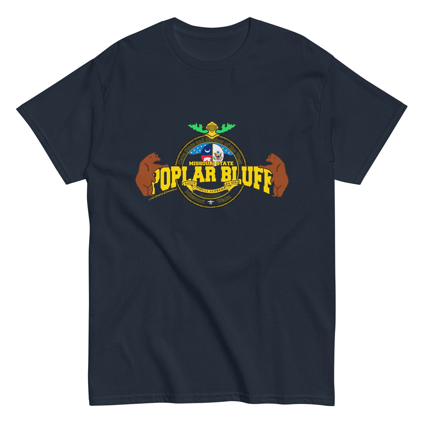 Poplar Bluff City tee, Missouri State T-shirt, 