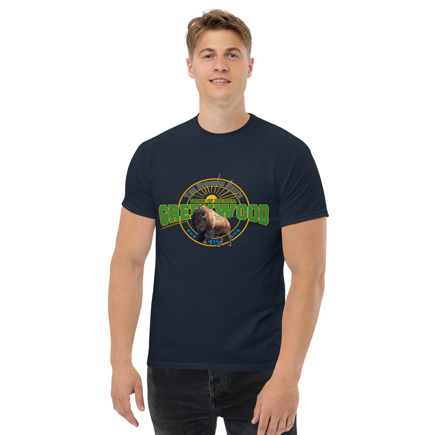 Greenwood City Tee - Indiana State T-shirt, Comancha.us T-shirt,