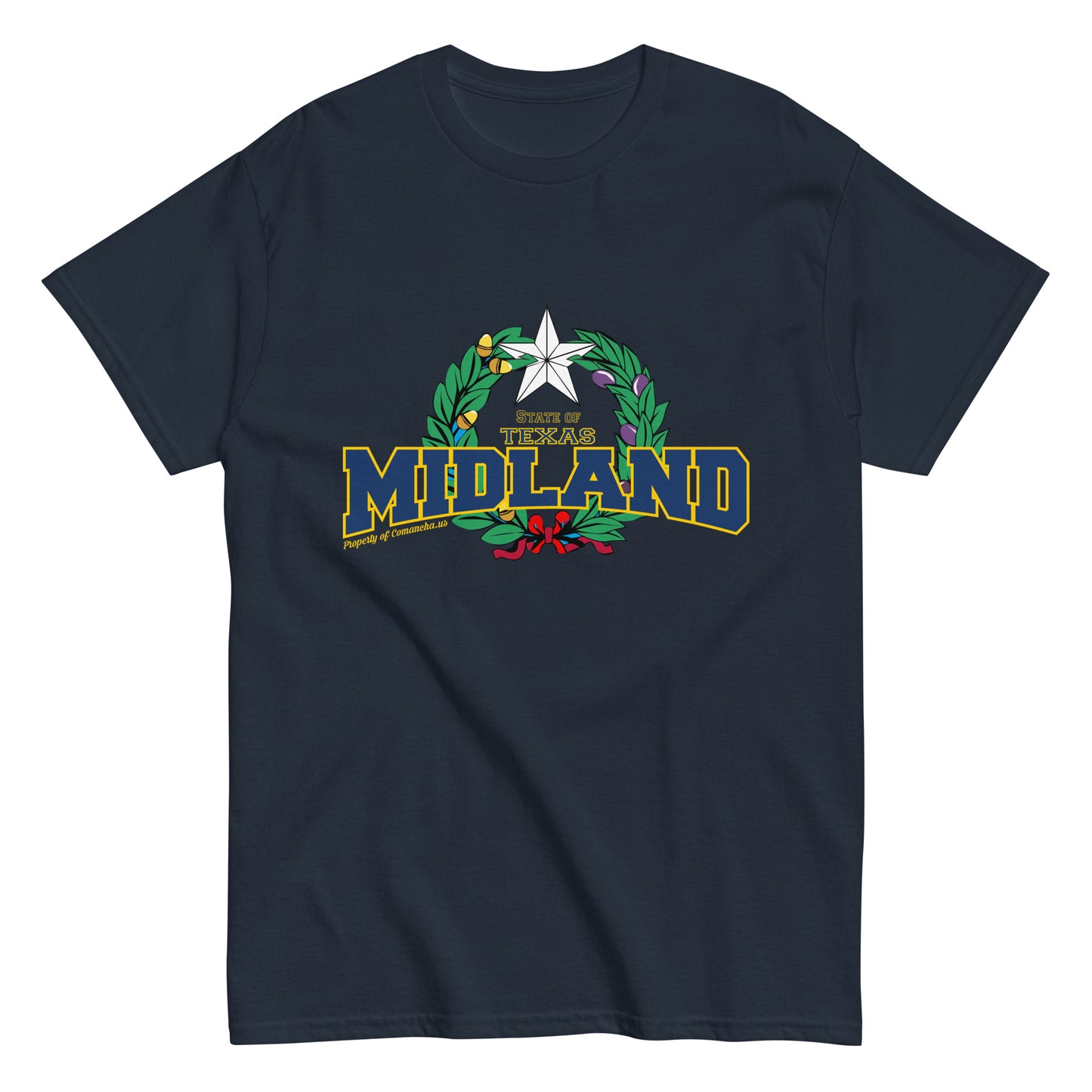 Midland State of Texas T-shirt, Comancha Graphics,