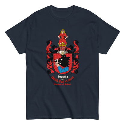 Swinka Herb Koszulka, Herb Rodowy Koszulka, Swinka Coats of Arms tee, Comancha Graphics,