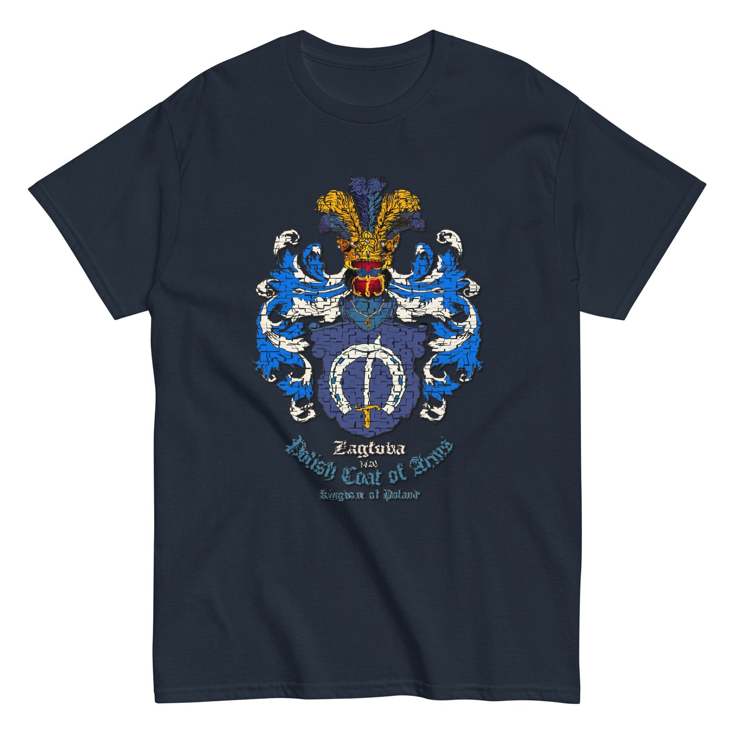 Zagloba Herb Koszulka, Herb Rodowy Koszulka, Zagloba Coat of Arms tee, Comancha Graphics,