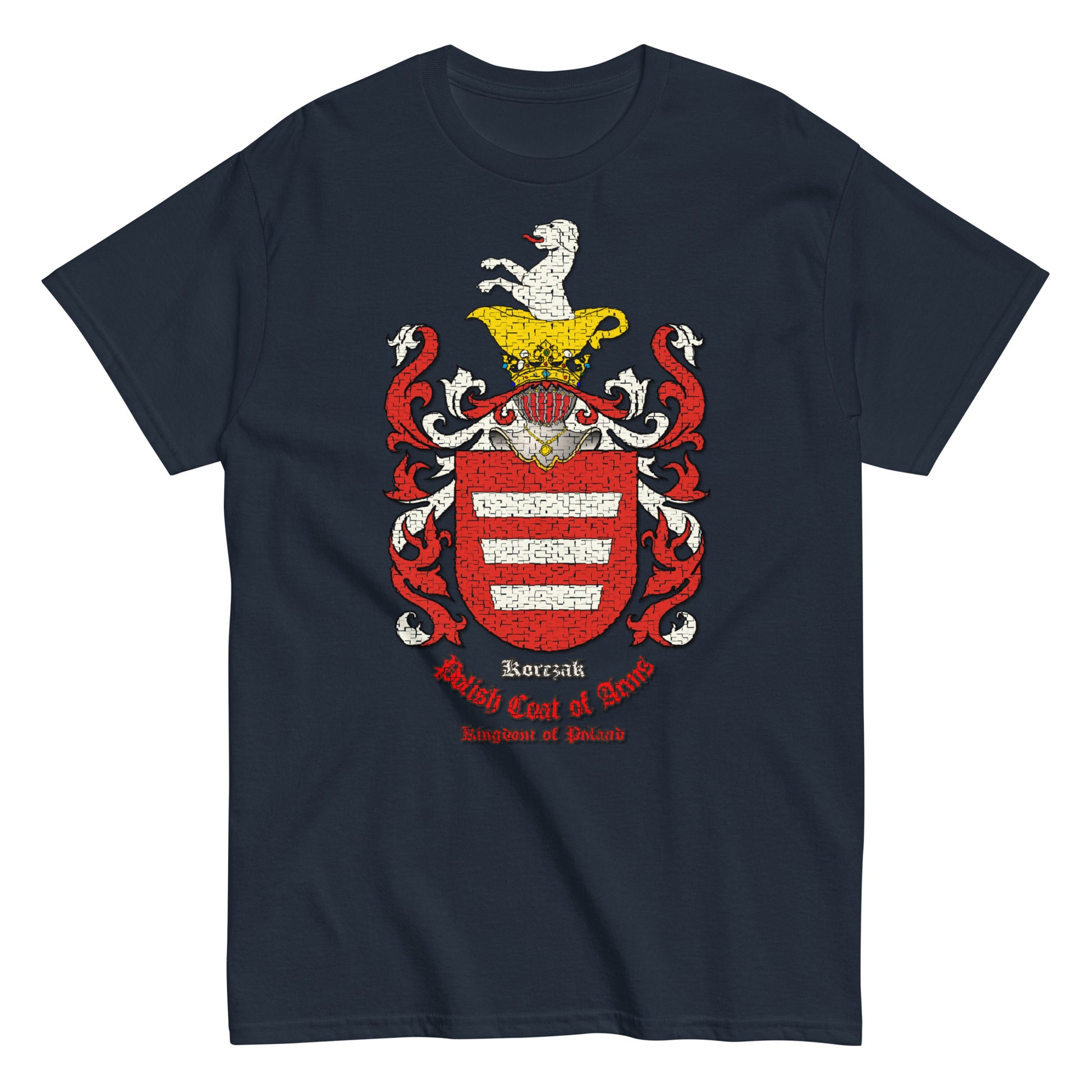 Korczak Herb Koszulka, Herb Rodowy Koszulka, Korczak Coat of Arms tee, Comancha Graphics,